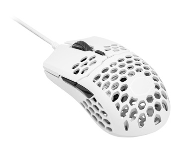  <b>Wired Gaming Mouse:</b> MasterMouse MM710 Optical Mouse, 52g Lightweight Honeycomb Shell, Gaming-Grade Optical 16000DPI Pixart PWM3389 Sensor, OMRON switches, Glossy White  